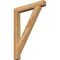 Ekena Millwork Traditional Block Rough Sawn Bracket, Western Red Cedar, 4"W x 32"D x 44"H BKT04X32X44TRA05RWR - alternate 1